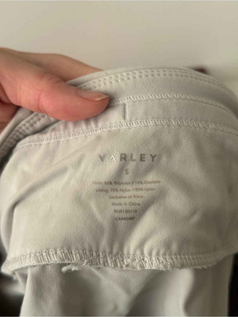 VARLEY Derby Shorts Alabaster Python - Picture 5 of 5